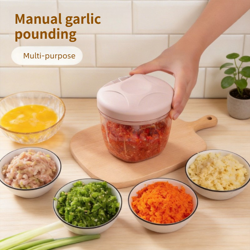 Baby Food Meat - Large Manual Garlic Crusher Mincer Durable
