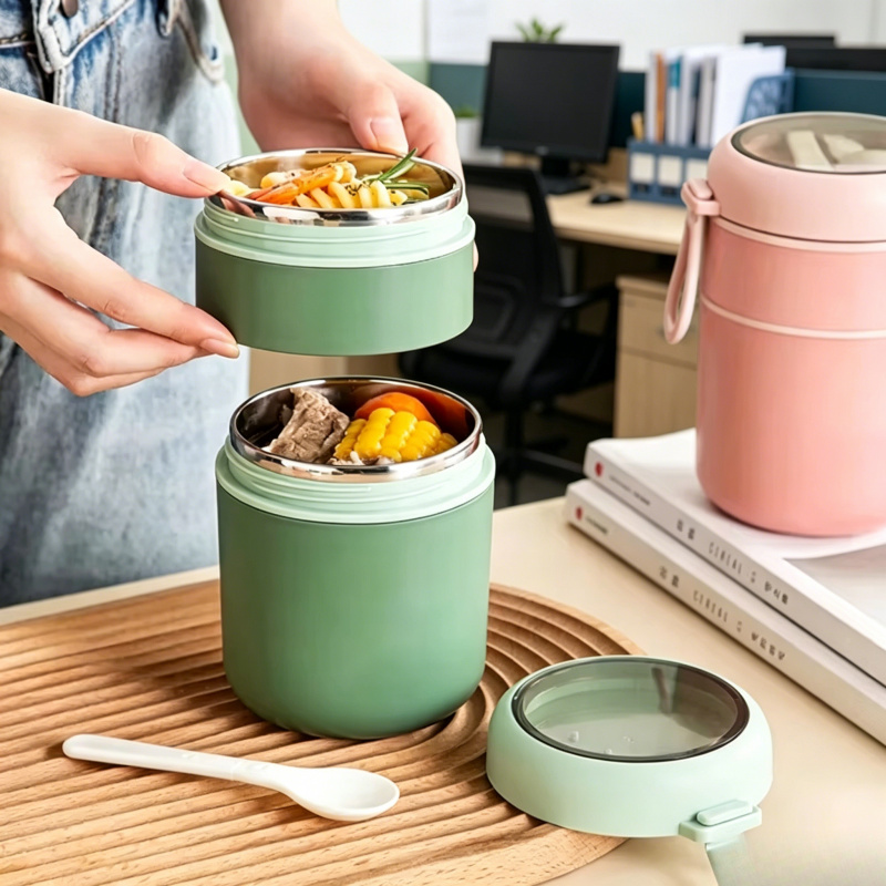 Baby Food Container - 530/710ml Food Thermal Jar, Insulated Soup