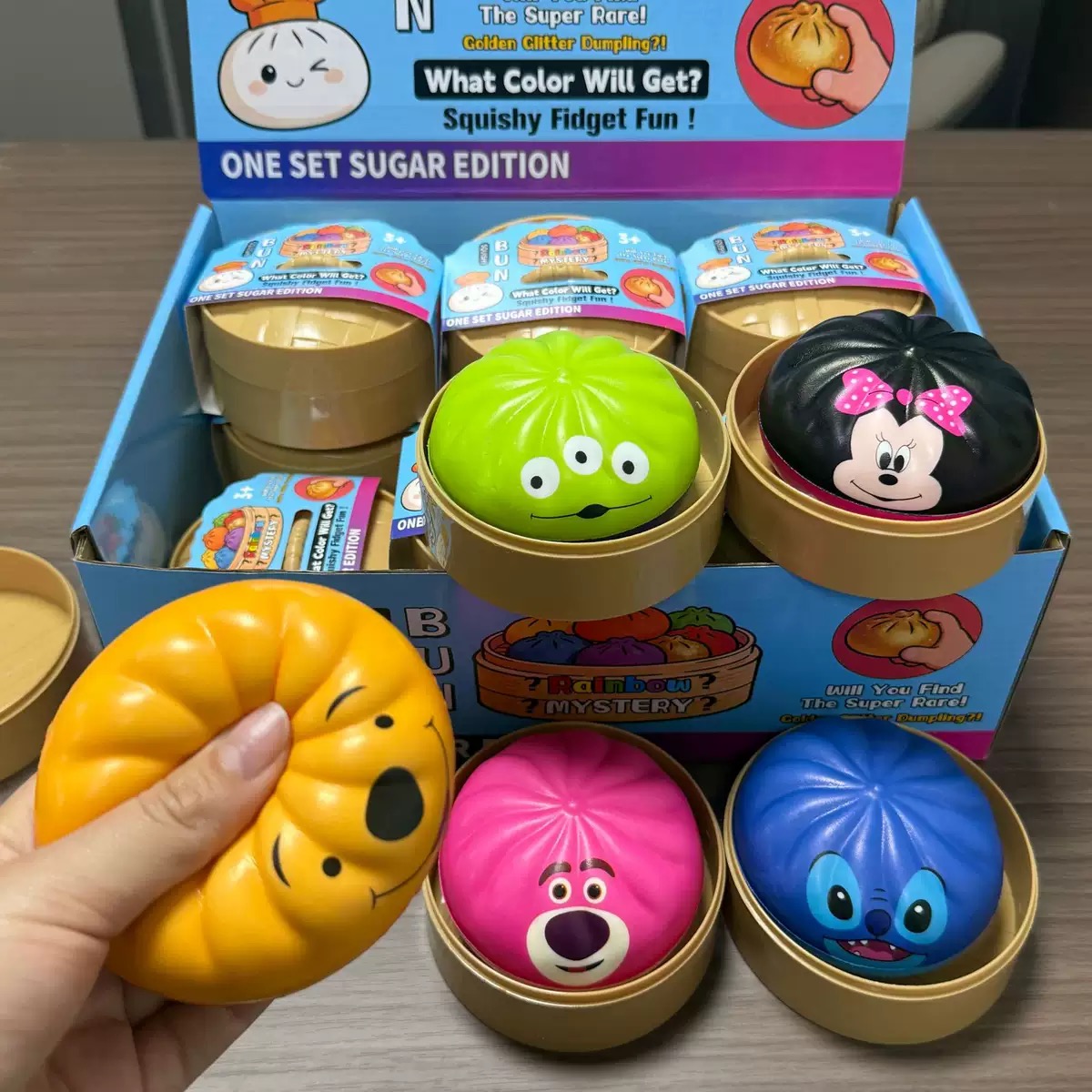 Baby Food Container - buns pinch music decompression toy simulation