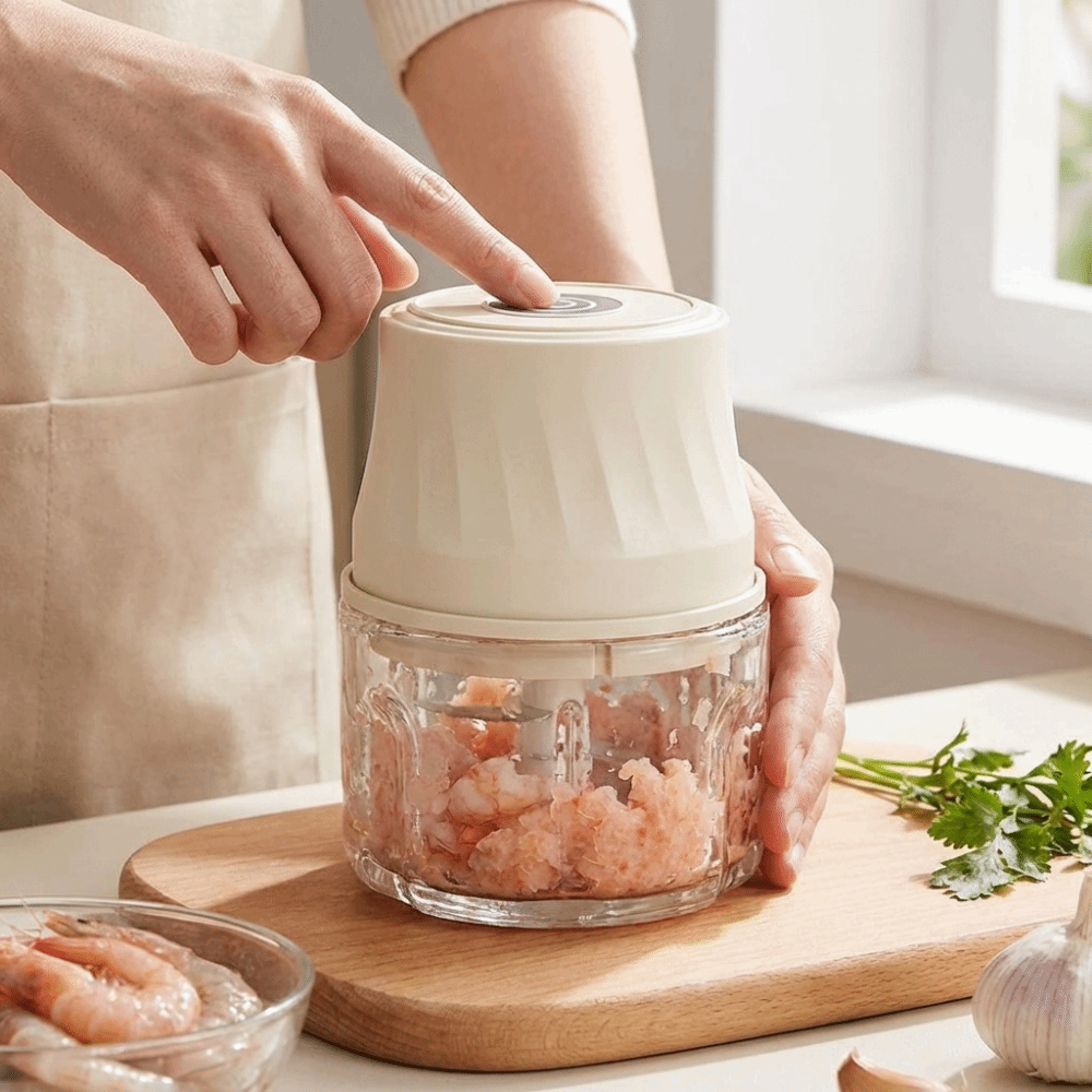 Baby Food Meat - Easy Clean Wireless Mini Meat Grinder