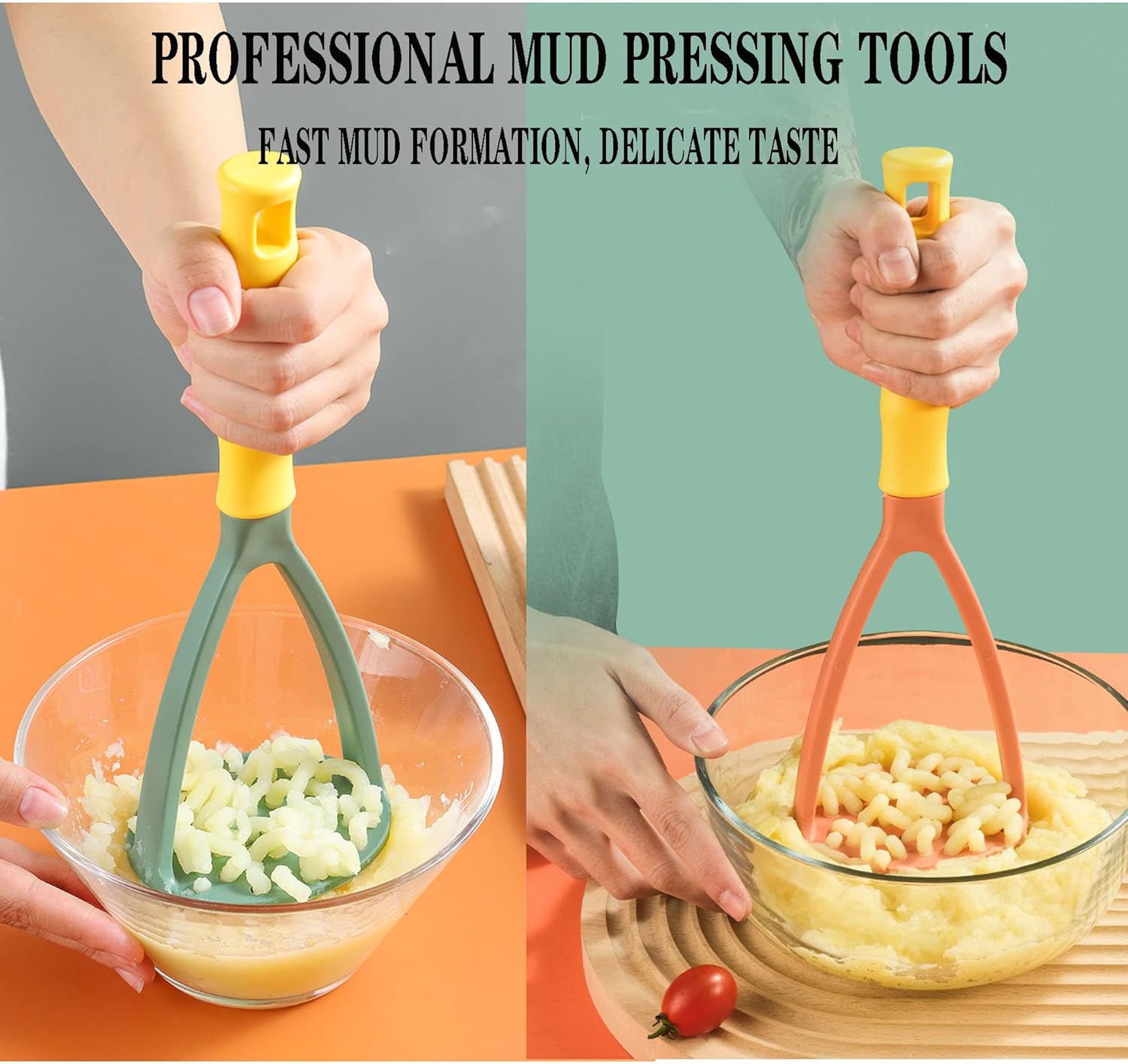 2pcs Potato Masher Manual Mash – обзор и цена Baby Food With Avocado