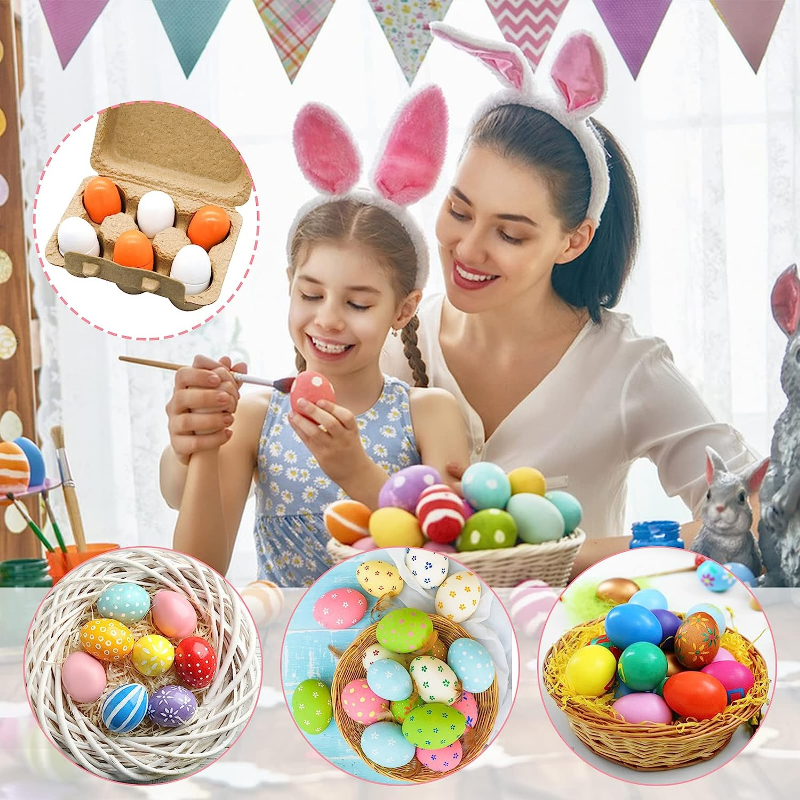 6pcs Wooden Eggs Toy Egg Kitch – обзор и цена Baby Food Egg