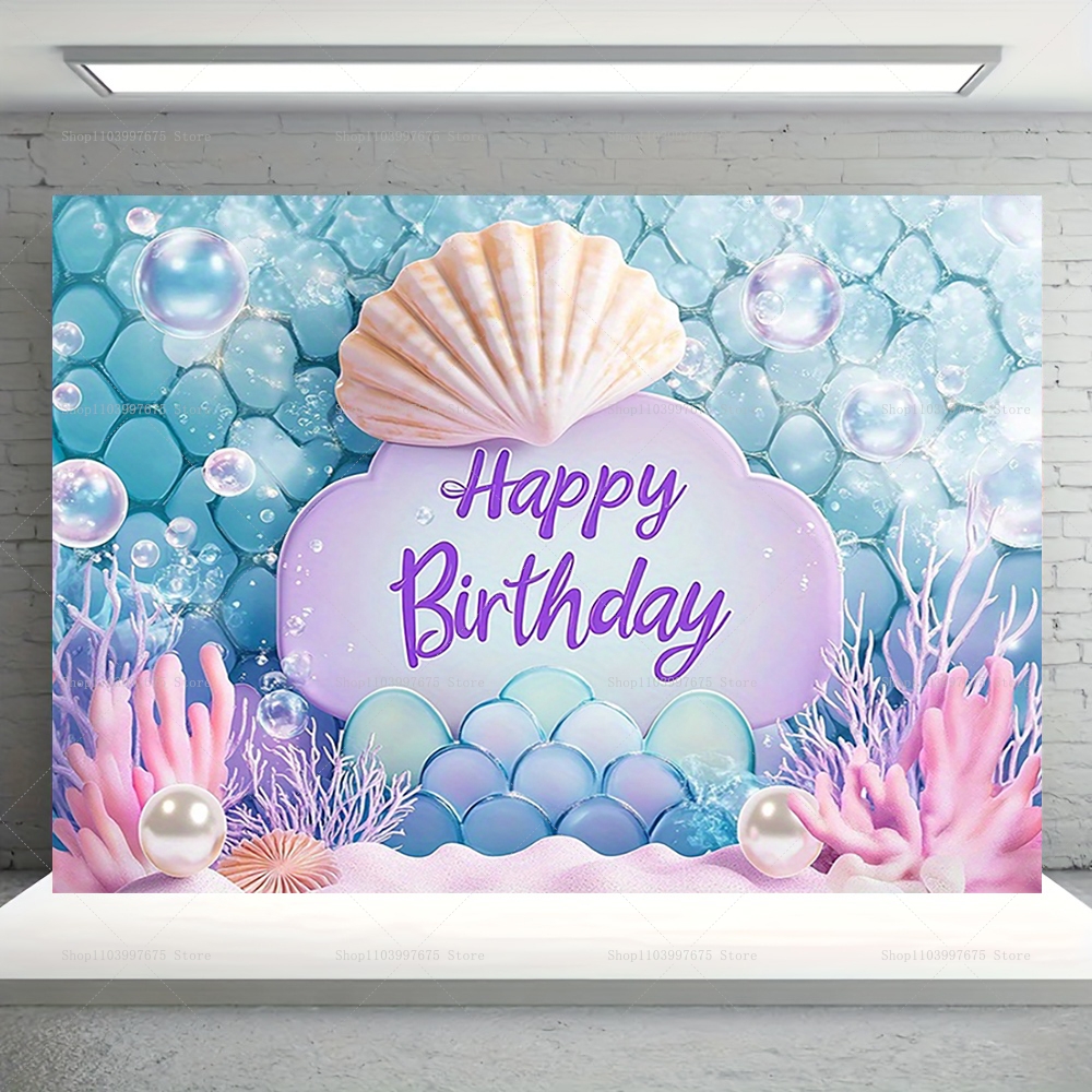 Mermaid Party Backdrops Childr – обзор и цена Baby Food Mixer