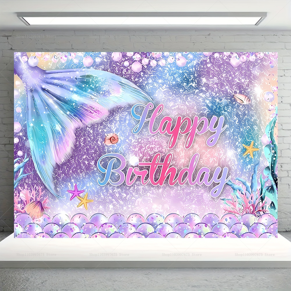 Mermaid Party Backdrops Childr – обзор и цена Baby Food Mixer