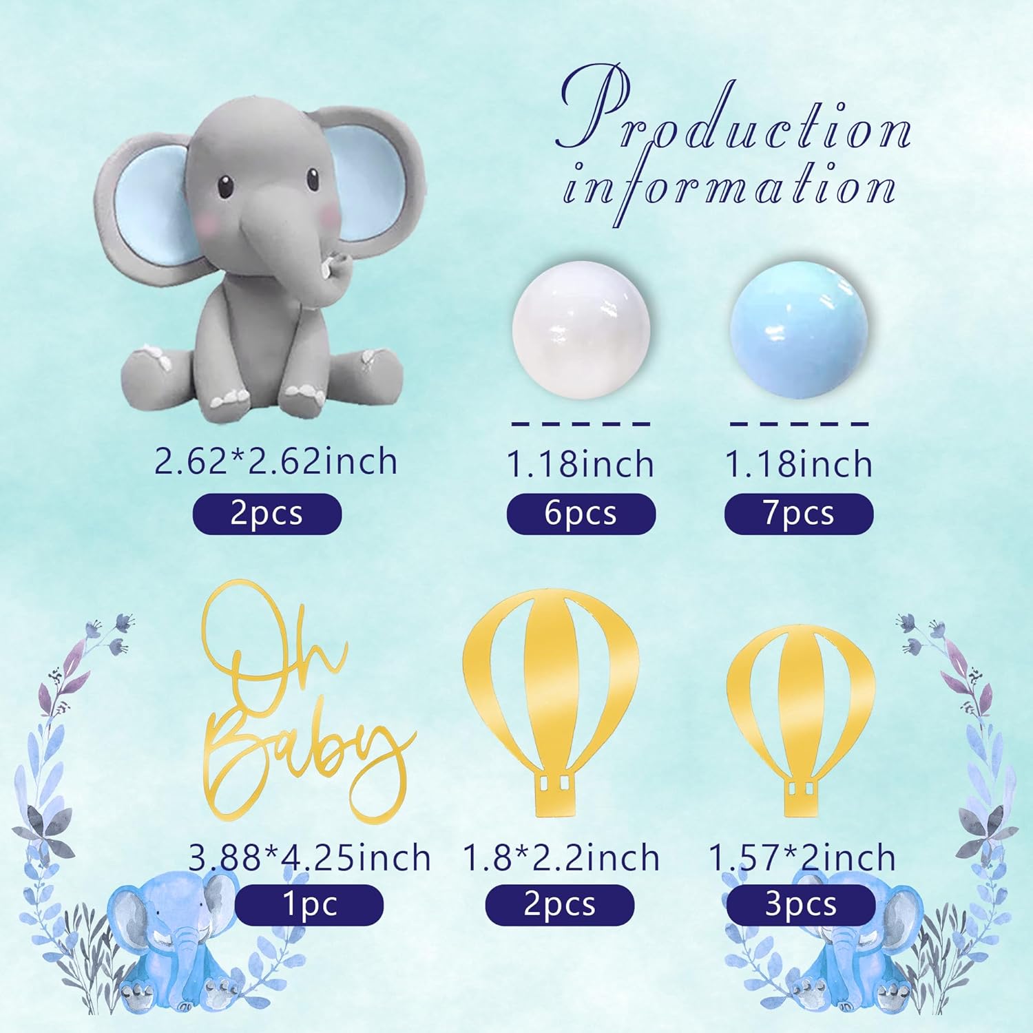 Elephant Cake Decoration Baby  – обзор и цена Baby Food Mixer