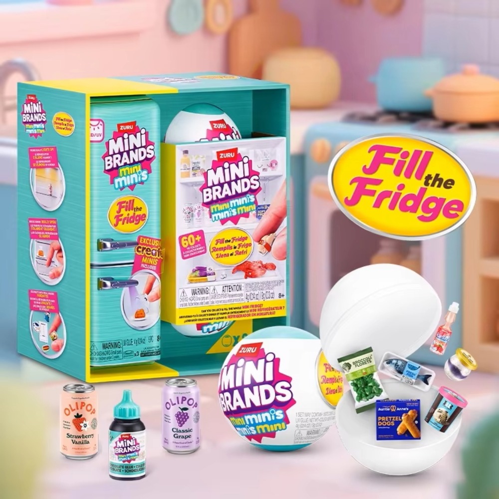 ZURU Mini Brands Refrigerator  – обзор и цена Baby Food Container