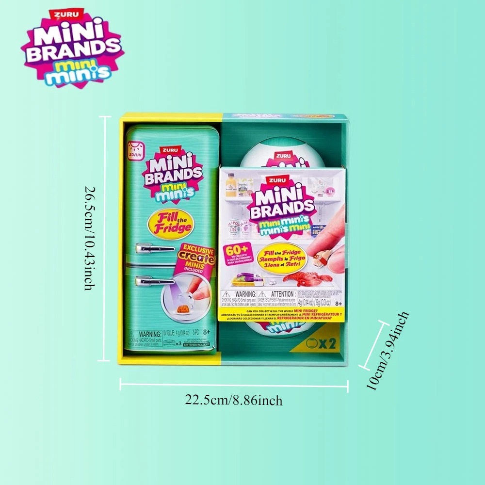 ZURU Mini Brands Refrigerator  – обзор и цена Baby Food Container