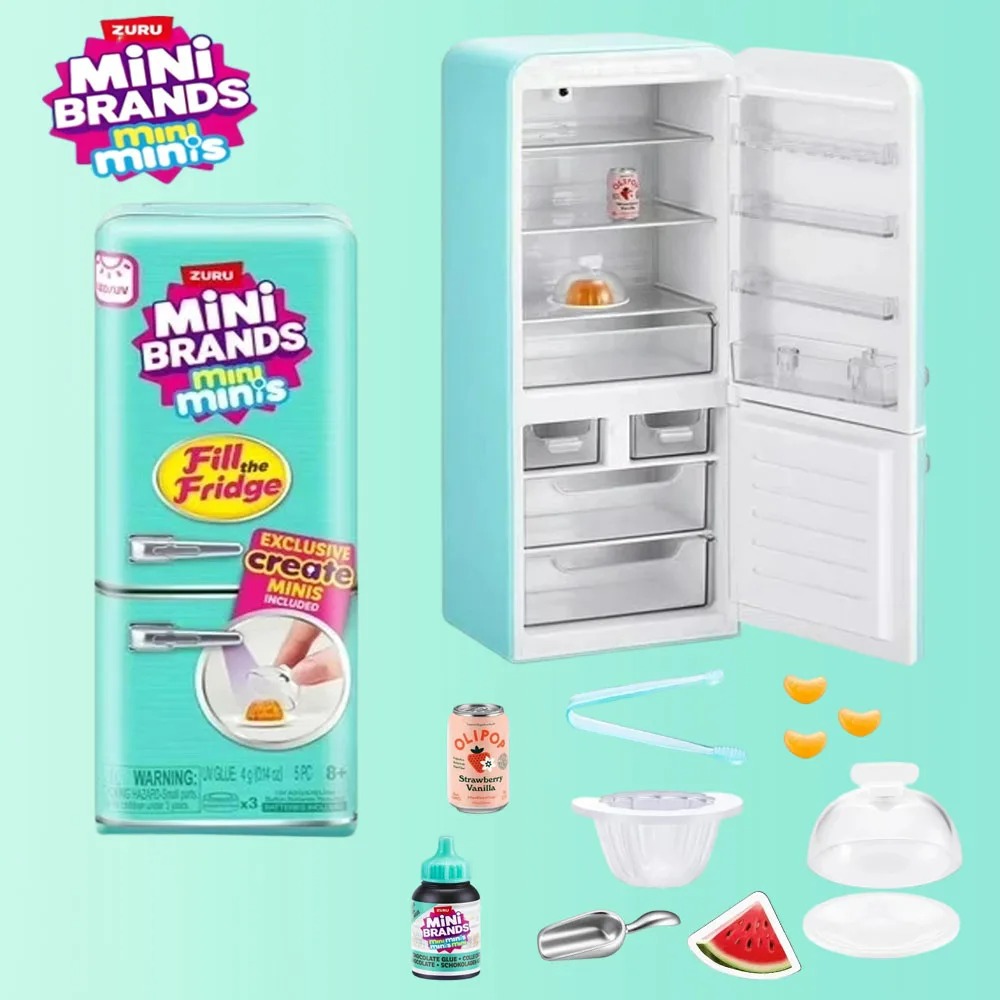ZURU Mini Brands Refrigerator  – обзор и цена Baby Food Container
