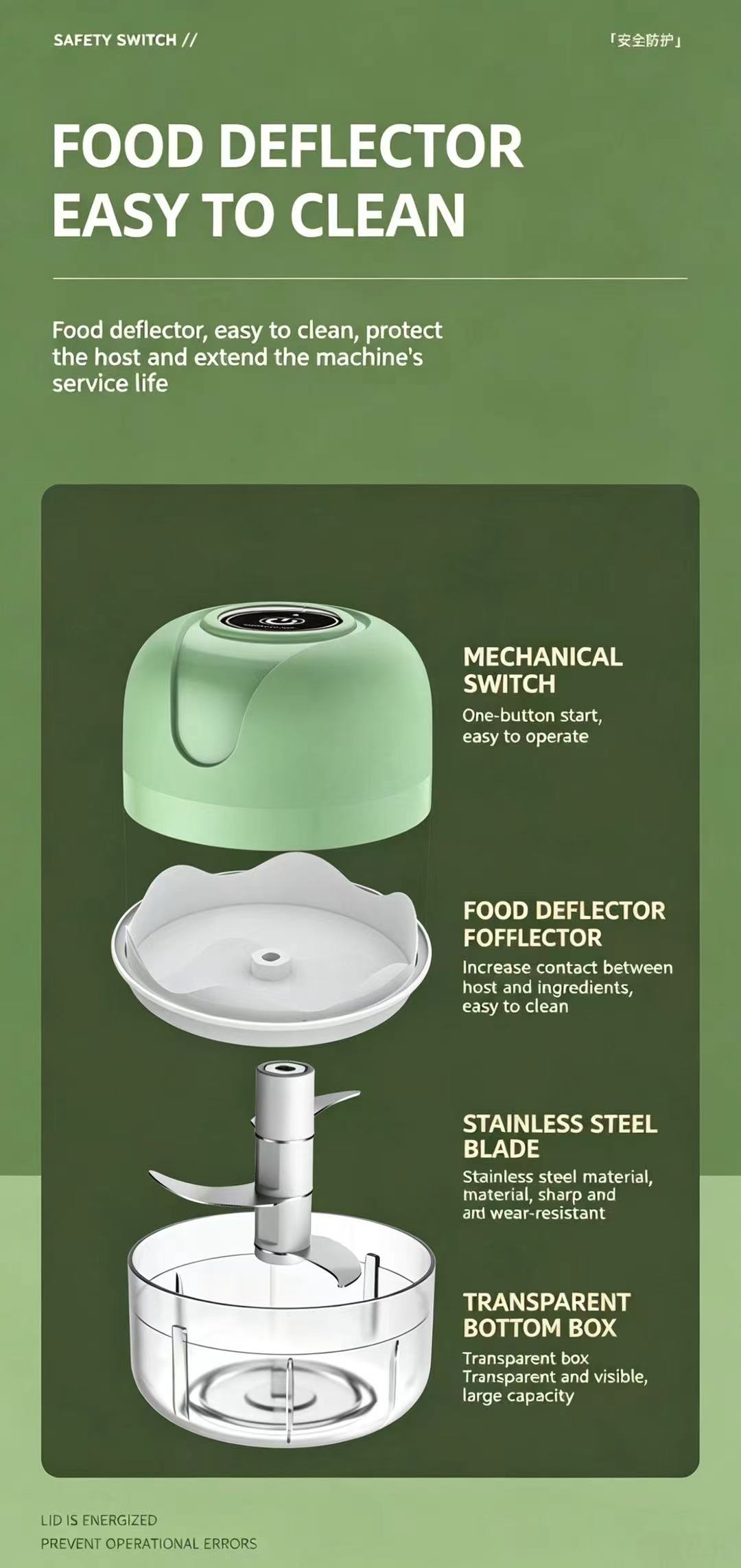 23W USB Rechargeable Electric  – обзор и цена Baby Food Meat