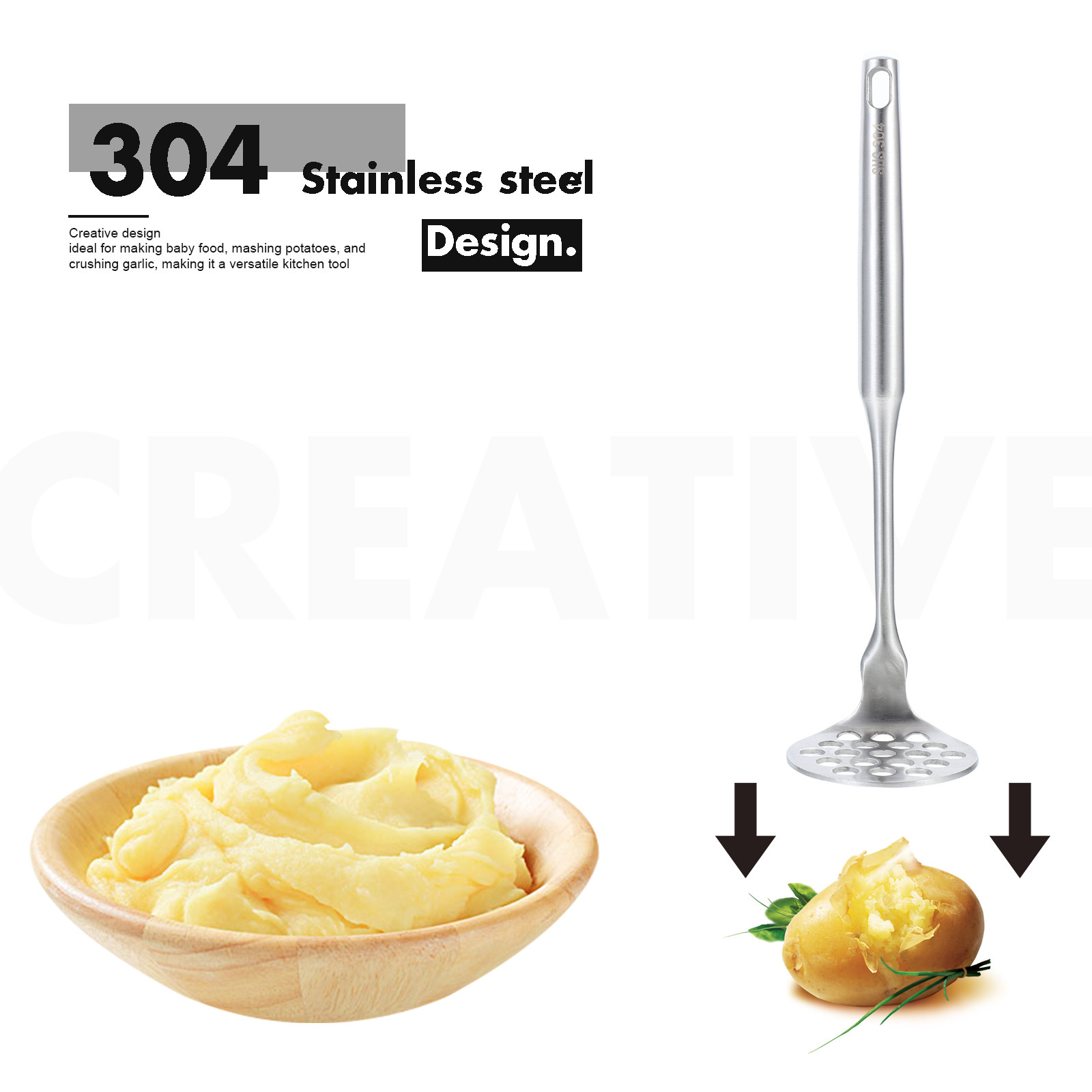 304 Stainless Steel Potato Ric – обзор и цена Baby Food With Avocado