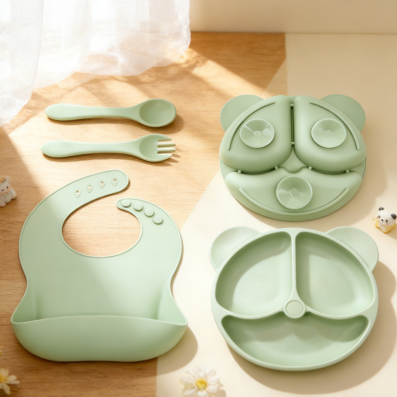 4PCS Baby Feeding Set with Bib – обзор и цена Baby Food Grater